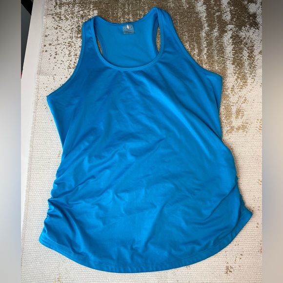 CALIA By Carrie Underwood Blue Razorback Tank | Size Large - Picture 10 of 10